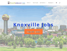 Tablet Screenshot of knoxvillejobs.com